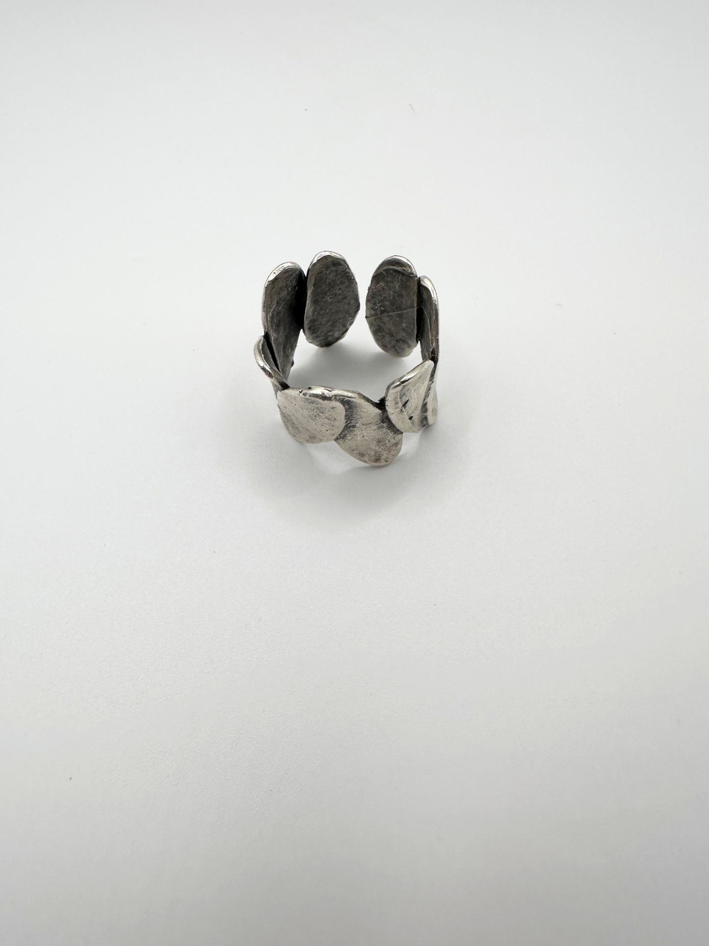 Silver Ovals Ring