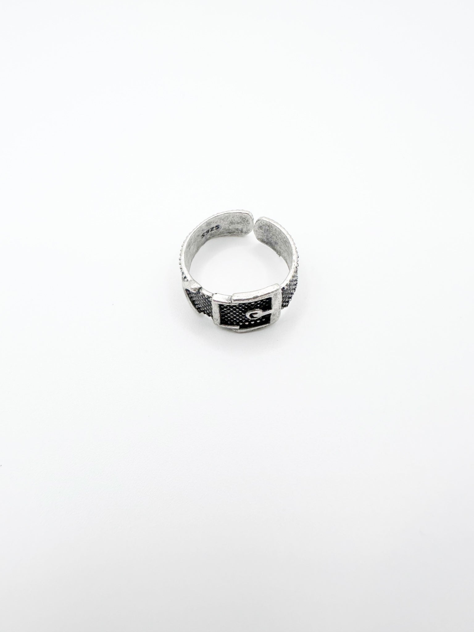 Silver Belt Ring