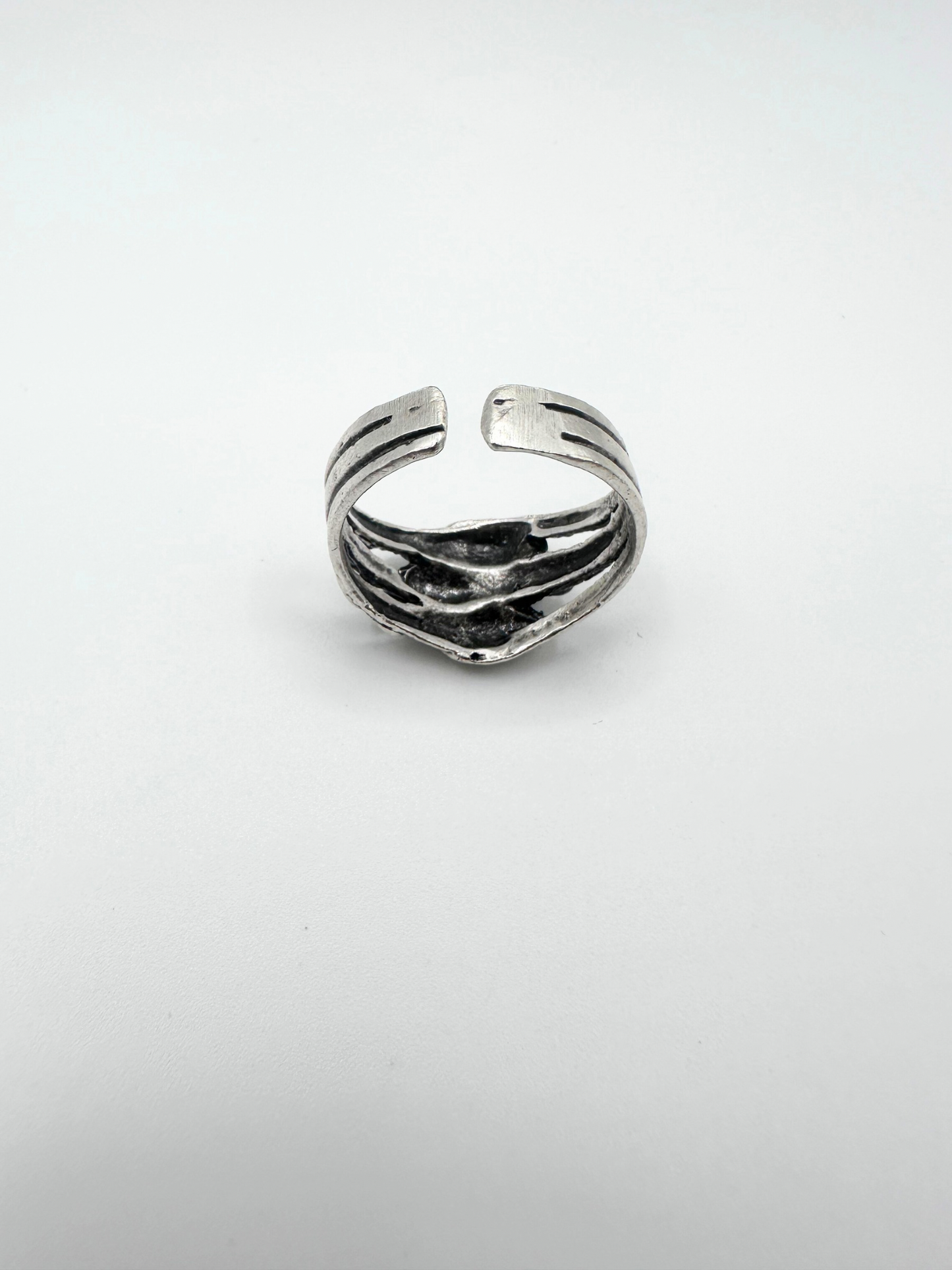 Silver Snake Crew Ring