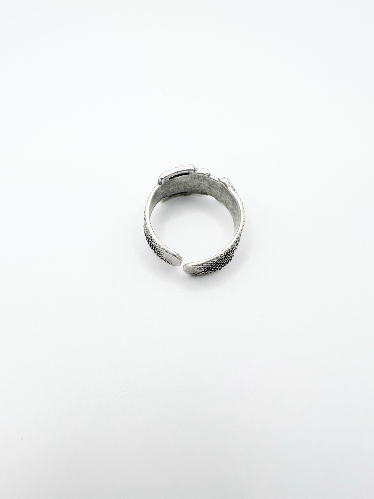 Silver Belt Ring
