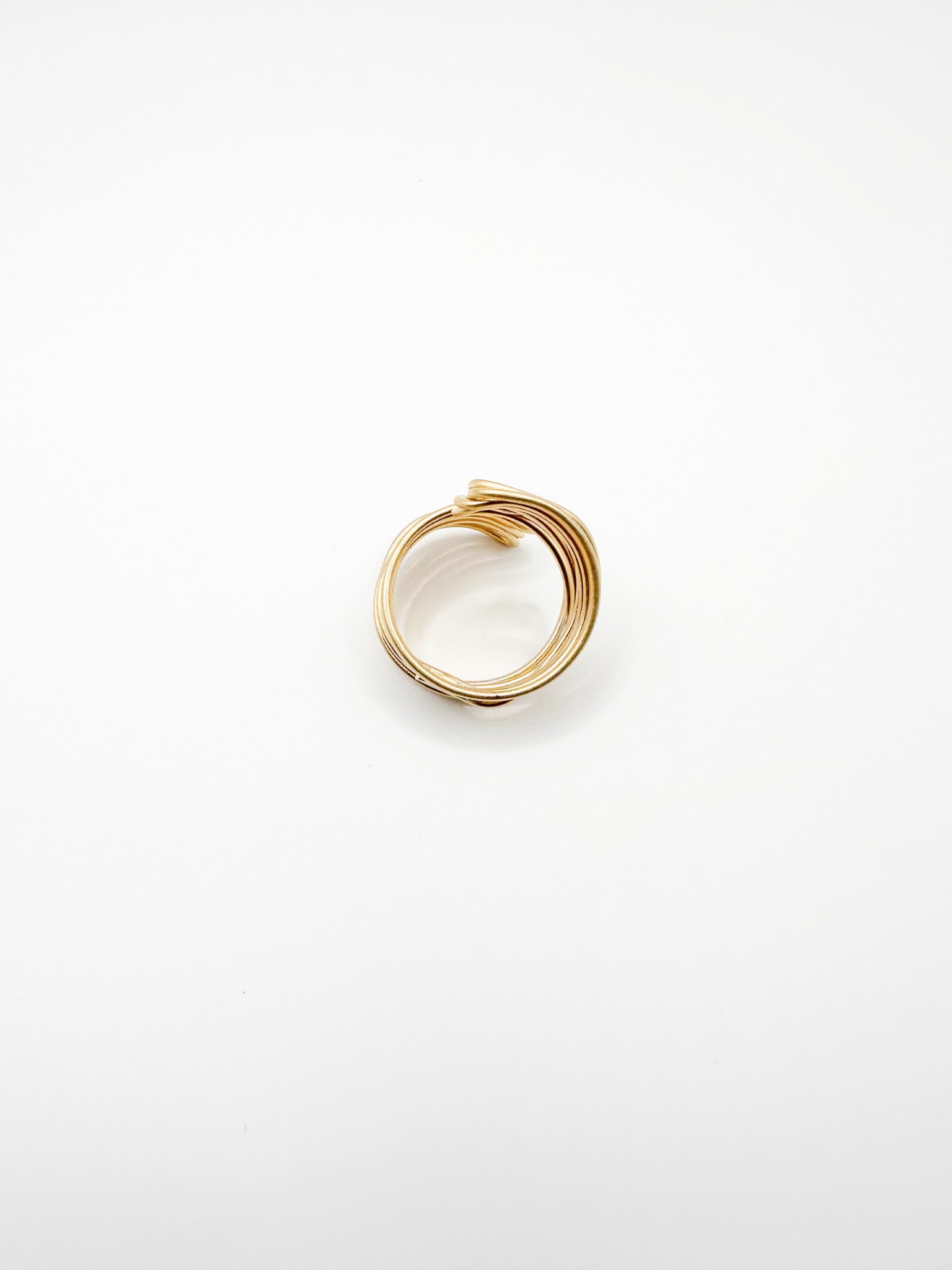 Gold Joint Strings Ring