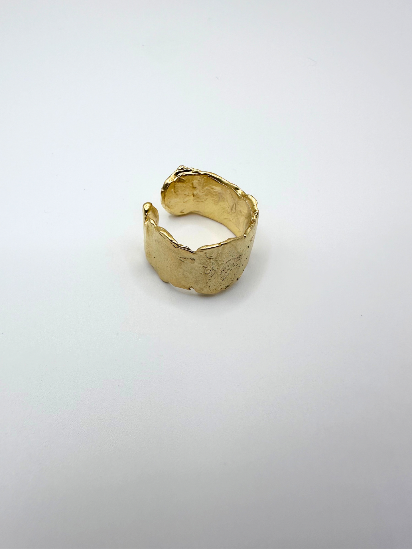 Gold Caveman Ring