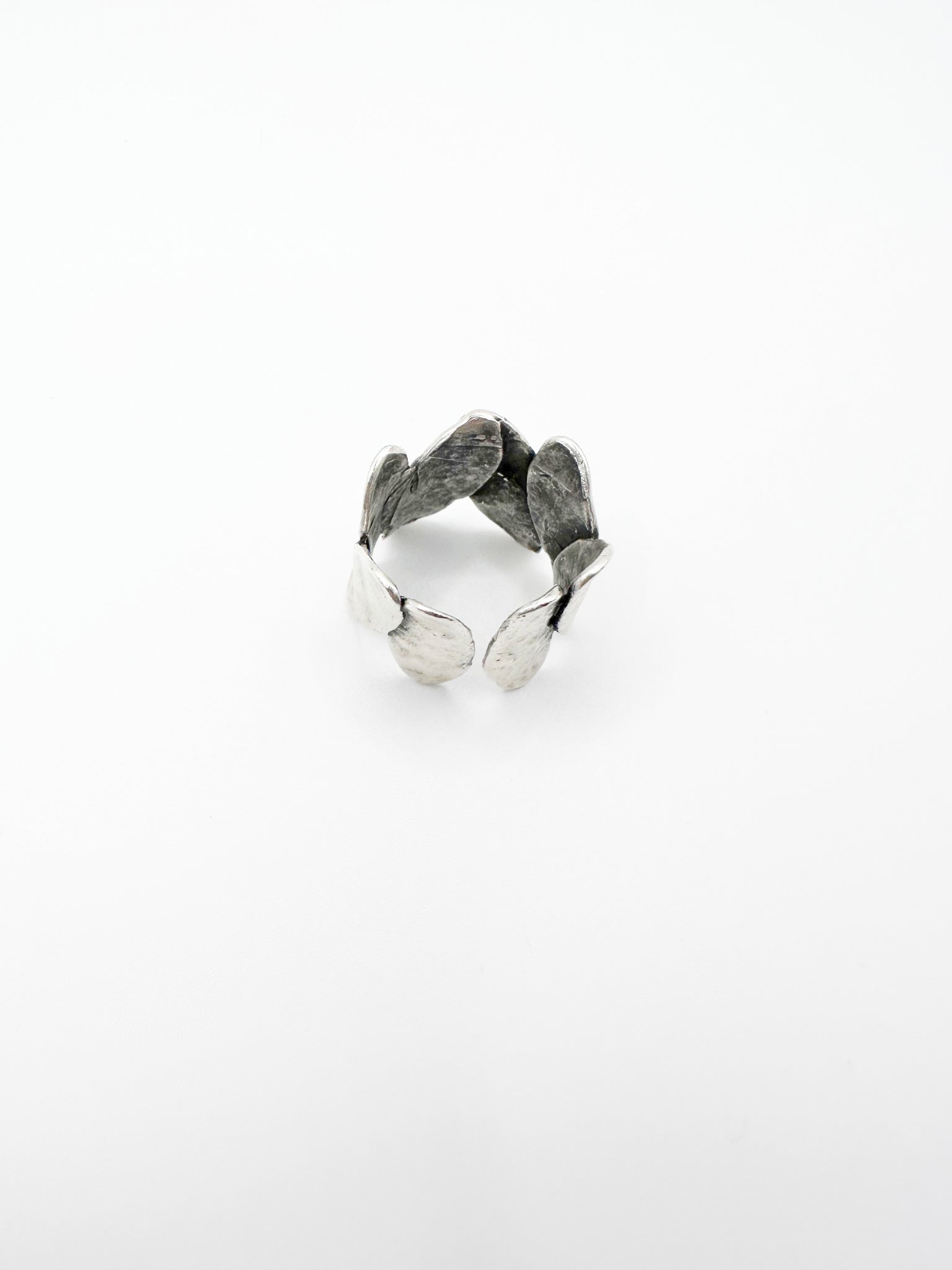 Silver Ovals Ring
