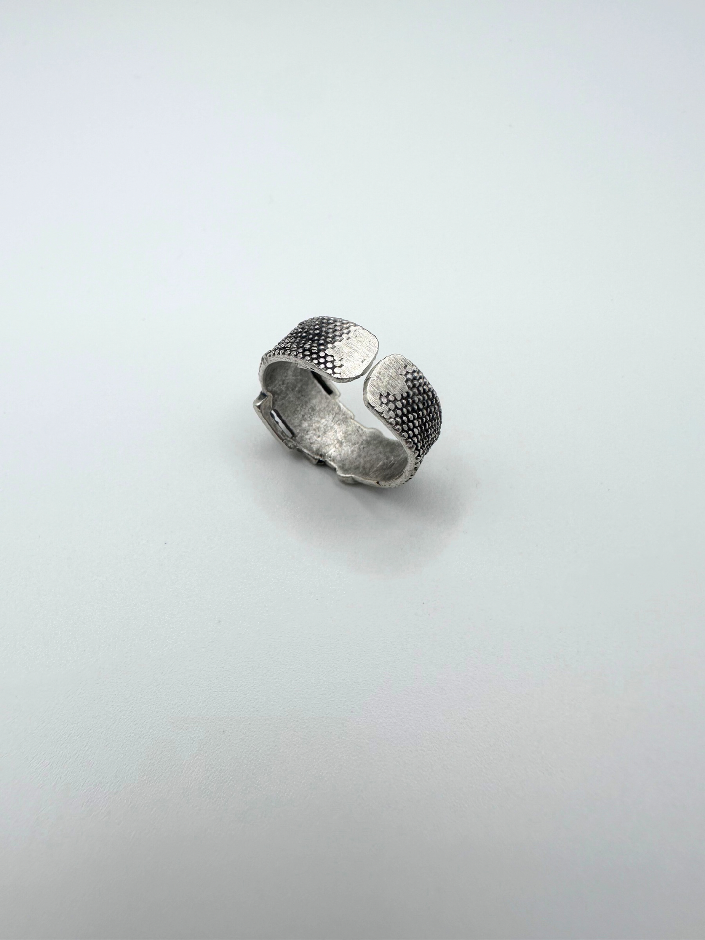 Silver Belt Ring
