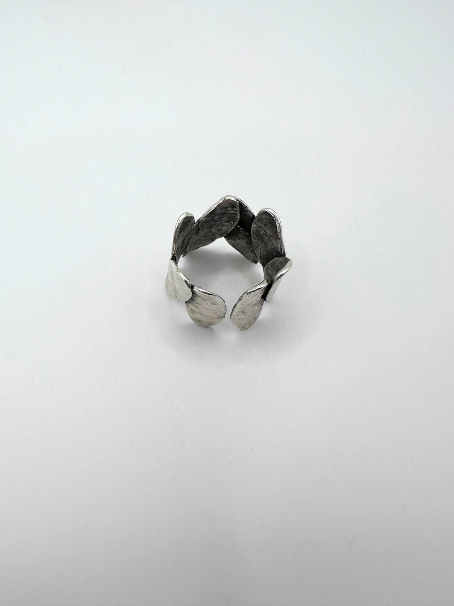 Silver Ovals Ring